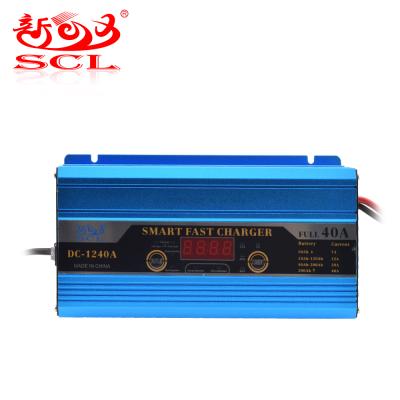 China Electric Car/Electric Bike/Scooter Sunchonglic 12V 20A Digital Display Lead Acid Battery Three Phase Charger For Car Battery Charger for sale