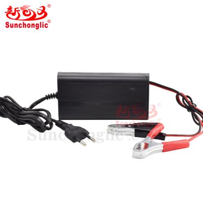 China Power Tool Sunchonglic Pulse Repair Lead Acid Battery Charger 12V 5A Smart Car Smart Battery Charger for sale