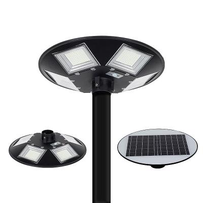 China Outdoor Smart LANDSCAPE Street Light ABS All In One 80W 140W 200W Waterproof UFO Light Led Solar Garden Light for sale