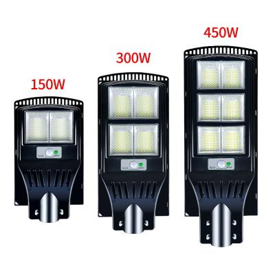 China Motion Sensor Ip65 Waterproof Smd Outdoor 50w 100w 150w 200w 250w 300w LANDSCAPE All In One Integrated Led Solar Street Light for sale