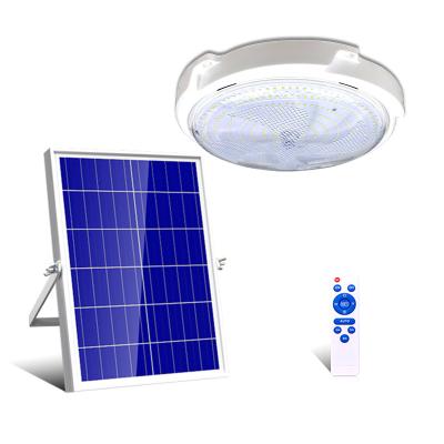 China Eco-Friendly Remoter 50w Dusk To Dawn Solar Ceiling Outdoor Led Lights Lighting Indoor Solar Lights for sale