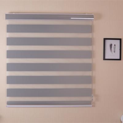 China Customized UV Protection Blinds Double Layer Zebra Blind For Window for sale