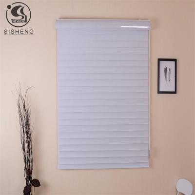 China Durable european style cheap practical manual or motorized horizontal blackout shangrila blinds for sale