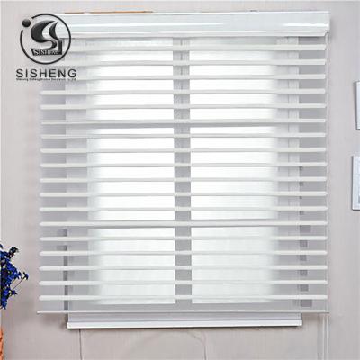 China UV Protection Factory Price Plug & Play Size Adjust Triple Shade Windows Roller Blinds for sale