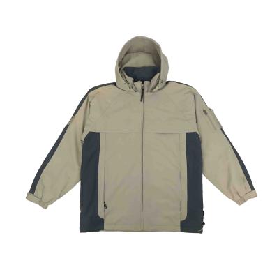 China OEM Waterproof Custom Ladies Jacket Polyester Anorak Spring Waterproof Jacket With Detachable Hood for sale