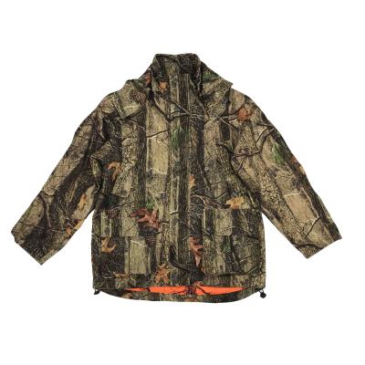 China OEM Custom Waterproof Men's Anorak Safari Coat Camouflage Polyester Outdoor Snowboard Ski Jacket Raincoat for sale