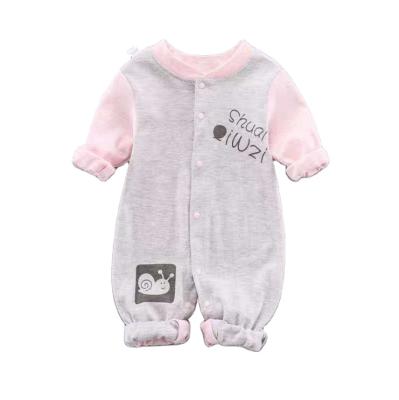 China New Customized Spandex/Cotton Baby Newborn One-Piece Clothes Comfortable And Healthy One-Piece Romper Pajamas Romper for sale