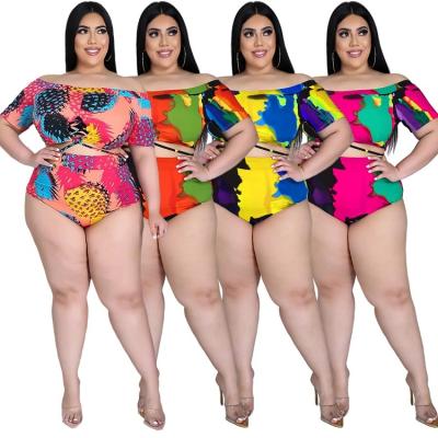 China Plus Size Fashion 2021 Provide Customization Low Moq New Design Beach Wear Women Plus Size Swimsuit for sale