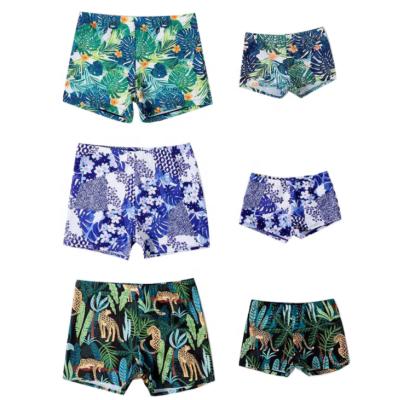 China 2021 New DIY Swimming Beach Trunks Comfortable And Beautiful Breathable Customizable Parent-child Colorful Pants for sale