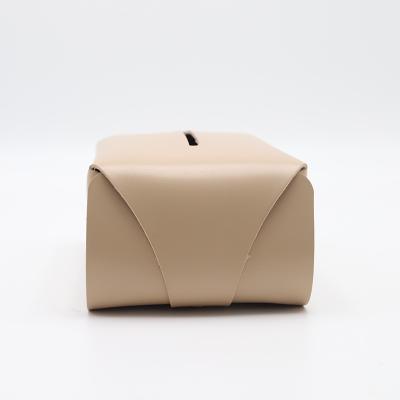 China Eco-Friendly Flourish Modern Box Lid Caja In Fabric Panuelos Leather for sale