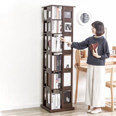 China 6 Layer Expandable Special Hot Selling Shelves Revolving Bookcases For Home Office Cabinet for sale