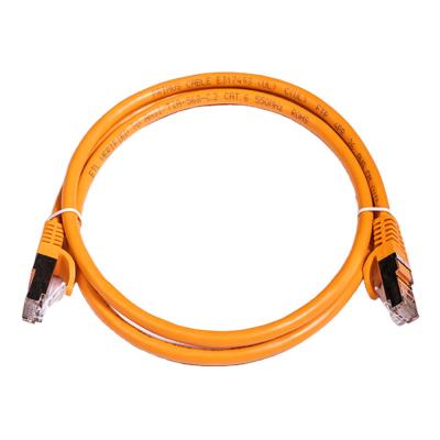 China Soid comductor rj45 SFTP SSTP cat6a Rohs ccc ethernet cable bare copper high quality connector shielded patch cord for sale