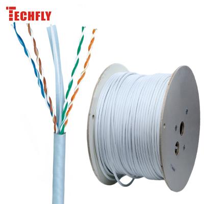 China Best Price Telecommunication Cat6 Network Roll Outdoor Cat6 PVC Lszh Lan Cable 1000ft Utp 305m Ethernet Cable for sale