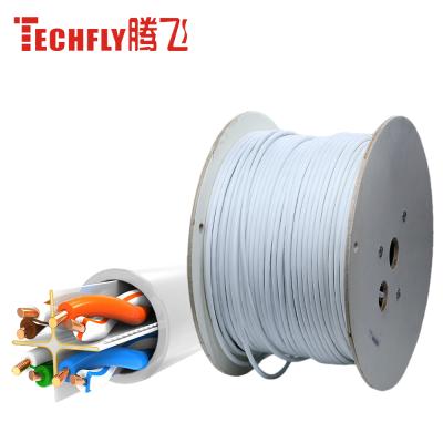 China Telecommunication LAN cable cat6 PVC utp cable 305m best cat 6 competitive outdoor network cable LSZH for sale