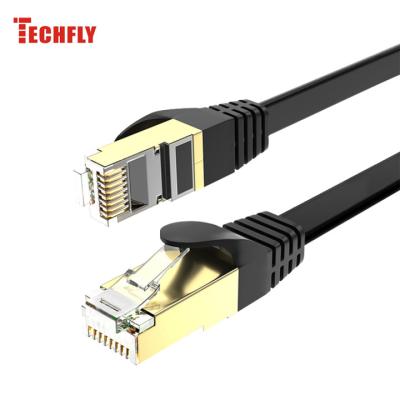 China High quality telecommunication SSTP/SFTP Ethernet 2000MHz 40Gbps rj45 network cables cat8 patch cord for sale