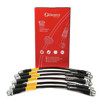 China REDEFINE Stainless Steel Brake Lines Hose For Toyota PRADO FJ-CRUISER J150 LEXUS GX J150 GX (URJ15_) for sale