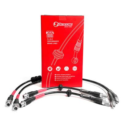 China REDEFINE Stainless Steel Braid Brake Lines Hose For BMW 5GT F07 5 F10 F11 5-SERIES (F07 GT) for sale