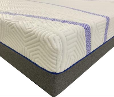 China Cooling OEM ODM Customized Queen Size Roll Compressed Cool Gel Memory Foam Bed Mattress for sale