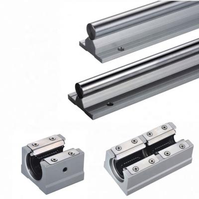 China Smooth And Durable China SBR Linear Guide Rail 12 16 20 25 30 35 40 UU Bearing LM Shaft Guides for sale