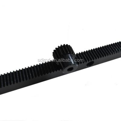 China Machinery High Precision S45C Steel CNC Black Helical Rack And Pinion for sale