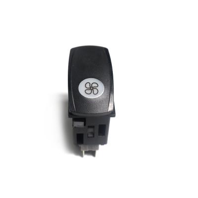 China PC Ventilation Fan Rocker Switch Parts for King Long Bus and Bus for sale