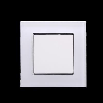 China General Purpose EU CE/TUV/CB Standard Certified Glass Panel 10A 1G 1 Way Lamp Switch for sale