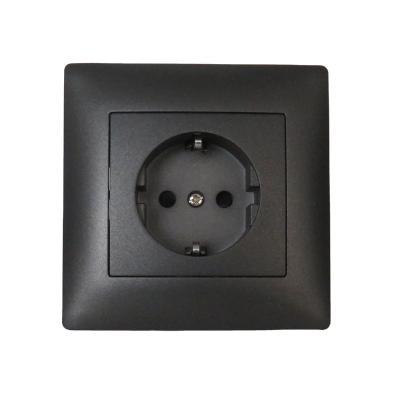 China EU standard schuko PC power socket wall outlet material residential / multipurpose for sale