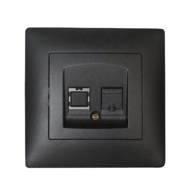 China Hermano Residential/General Purpose RJ45 CAT6 CE/TUV/CB Certified EU Standard Computer Internet Data Socket for sale