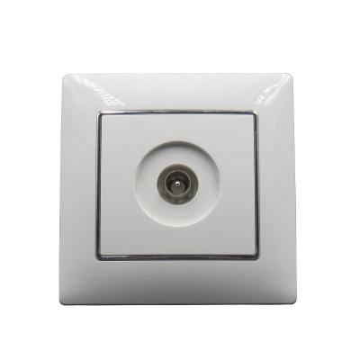 China 1gang TV Wall Socket Residential / Multi-Purpose Electrical Male Television Socket for sale