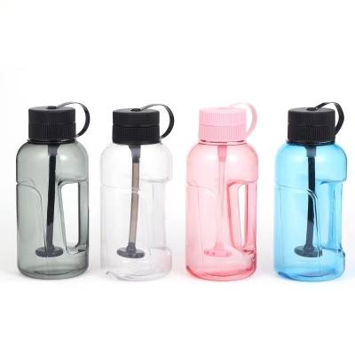 China Eco-Friendly Water Pipe Large Capacity 1000ML Water Bottle 1000ML Plastic Portable Stylish Hookah for sale