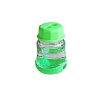 China High Quality Accessories Drinking Hookah Double Milk Bottle Filter Portable Explosive Glass Full Set for sale