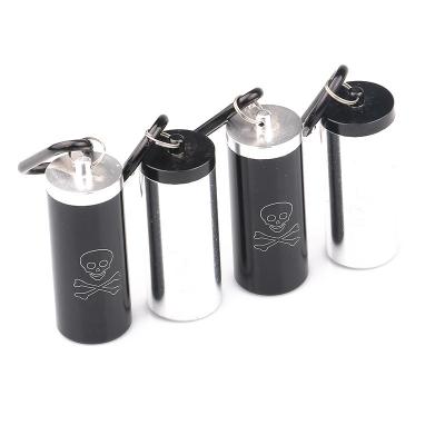 China Portable Hidden Storage Metal Box Aluminum Personality Bottle Stash Pot With Lid for sale