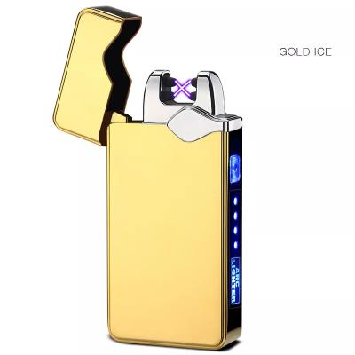 China New Style Modern Popular Cheap Arc Dual USB Cigar Cigarette Electronic Lighters and Smoking Accessories for sale