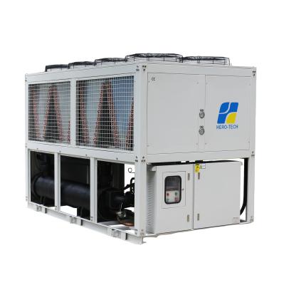 China Cooler Machinery Repair Shops Manufacturer HERO-TECH Screw Chiller 85HP Glycol Chiller for sale