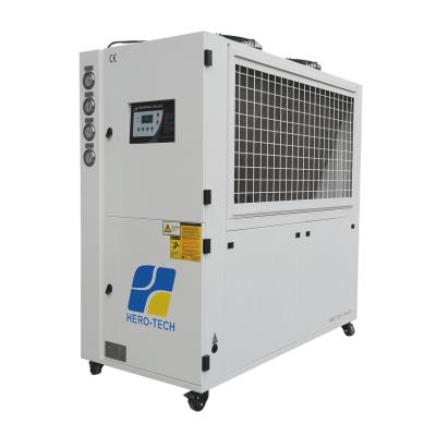 China Garment Shops 12HP Air Cooled Industrial Water Chiller With Heating And Cooling Function for sale