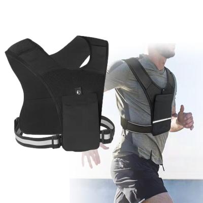 China Water Proof Adjustable Shoulders Outdoor Sports Invest Cell Phone Bag Chest Vest Running Bag for sale