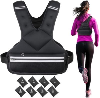 China Breathable Adjustable Weight Vest Sport Running Weighted Vest Strength Training Weight Vest For Men And Women for sale