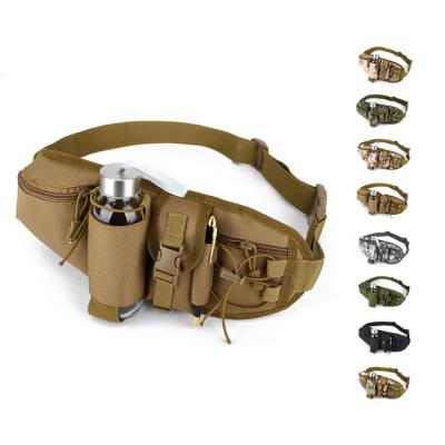 China Custom Tactical Waist Bag Belt Bag Water Proof Water Bottle Waterproof Pussy Pack for sale