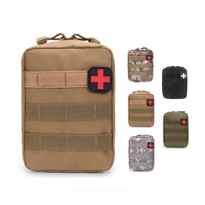 China Small Tactical Medicine Pouch Pack Bag Waist Belt Pouch Water Proof Men's Military Molle Waist Packs for sale