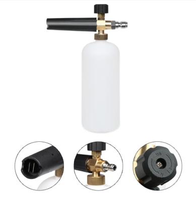 China Cleanig Car Snow Foam Cannon Lance with Quick Adapter for Car Wash Pressure Washer for sale