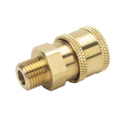 China New China-chic QC1/4 brass connector adapter with M G1/4 for high pressure joint for sale