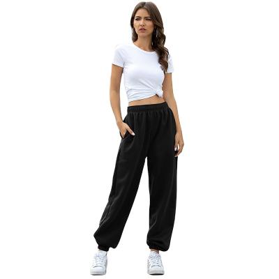 China European and American women's popular product Anti-wrinkle Four Seasons home leisure sports basic loose pants for sale