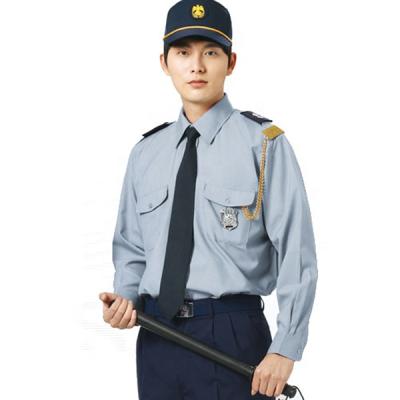 China Eco-friendly Free White Guard Hotel Security Uniform Shirts Security Designs Security Tactical Uniform for sale