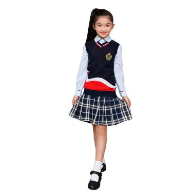 China Anti-pilling School Cardigan Sweater Vest School Sweater Uniform for Kindergarten and Primary Students for sale