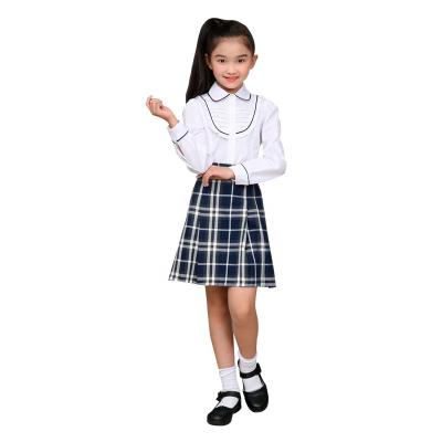 China Latest Fashion Girls Anti-pilling Pleated Plaid Skirts School Skirt Uniform For Kindergarten And Primary Students for sale