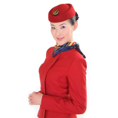 China New Designs Styles Airline Pilot Uniform Customize Fashion Elegant Canton Airline Pilot Stewardess Uniform for sale