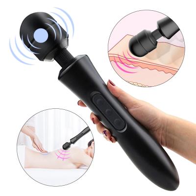 China 10 Speed ​​Vibration Amazon Most Popular Big Strong Vibration Wand Massager for sale