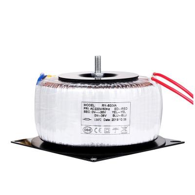 China Custom Low Frequency Transformers 12V 0 12V Toroidal Transformer 24V 0 24V for sale