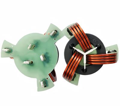 China Three-Phase Common Mode Choke Inductor High Current Ferrite Core Toroidal Flat Copper Wire Coil Inductor for sale