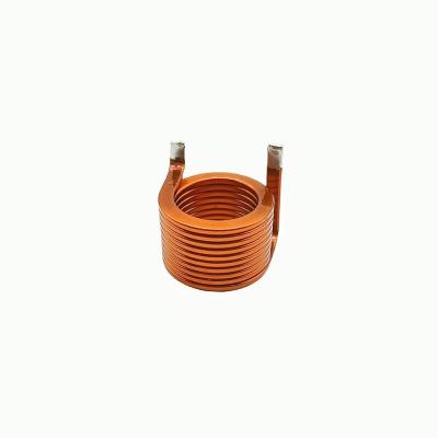 China Air Core Inductance Winding Coil Hollow coil High Power Inductor High Current Flat Copper Wire Inductor for sale